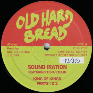 Sound Iration Featuring Tenastelin ‎– King Of Kings Part 1 & 2 (SECOND HAND NM,)