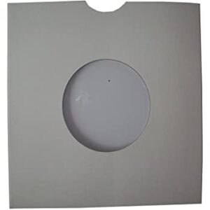7" WHITE CARDBOARD SLEEVE (X1 PCS)