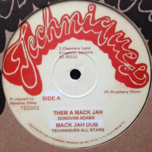 Donovan Adams / Marvin Brooks ‎– Them A Mack Jah / Cheer Up Blackman