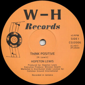 Hopeton Lewis ‎– Think Positive / Story Book Children