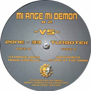 Turbotek vs. Zone-33 ‎– Mi Ange Mi Demon 02 - (S.HAND VG)