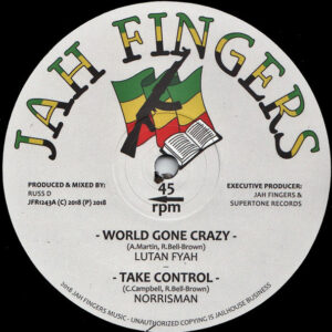 Lutan Fyah, Norrisman ‎– World Gone Crazy / Take Control (SECOND HAND NM)