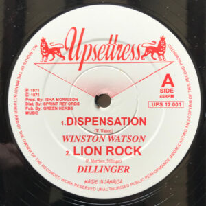 Winston Watson, Dillinger, Inamans – Dispensation / Lion Rock / Rythm Rock