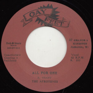 The Afrotones / The Valentines  ‎– All For One / Broken Heart