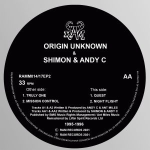Origin Unknown, Shimon, Andy C – Truly One / Quest