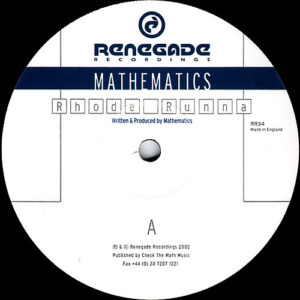 Mathematics ‎– Rhode Runna (SECOND HAND VG+)