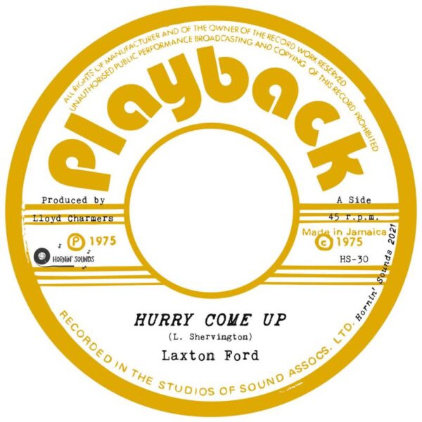 Laxton Ford – Hurry Come Up