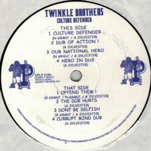 Twinkle Brothers - Culture Defender (Sip A Cup Showcase Vol. 18) (LP)