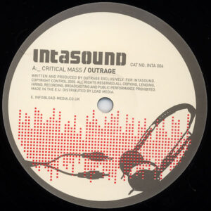 Outrage  ‎– Critical Mass / Back Track (SECOND HAND VG+)