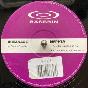 Breakage / Naphta – Disco 45 (Remix) / One Squeeze/Out Of Time (Zero Tolerance's One Time Remix) (SECOND HAND VG+)