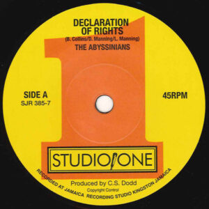 The Abyssinians And Sound Dimension – Declaration Of Rights / Declaration Version (SECOND HAND VG+)
